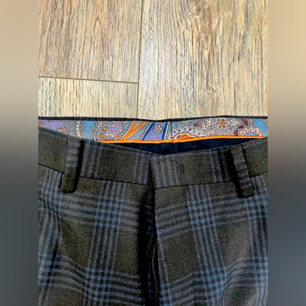 Stunning Custom Mens Suite Paisley Lining - Picture 5 of 12